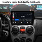 Radio Pantalla CarPlay y Android Auto para  Fiat Fiorino Qubo 2008-2017, Citroen Nemo 2008-2017, Peugeot Bipper 2008-2017