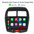 CarPlay Radio Screen for Mitsubishi ASX1 Citroen C4 Peugeot 4008