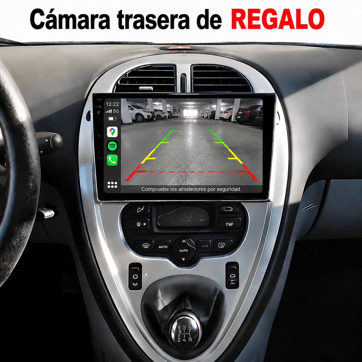 Radio Pantalla Carplay y Android Auto para Citroen Xsara Picasso 1999-2010