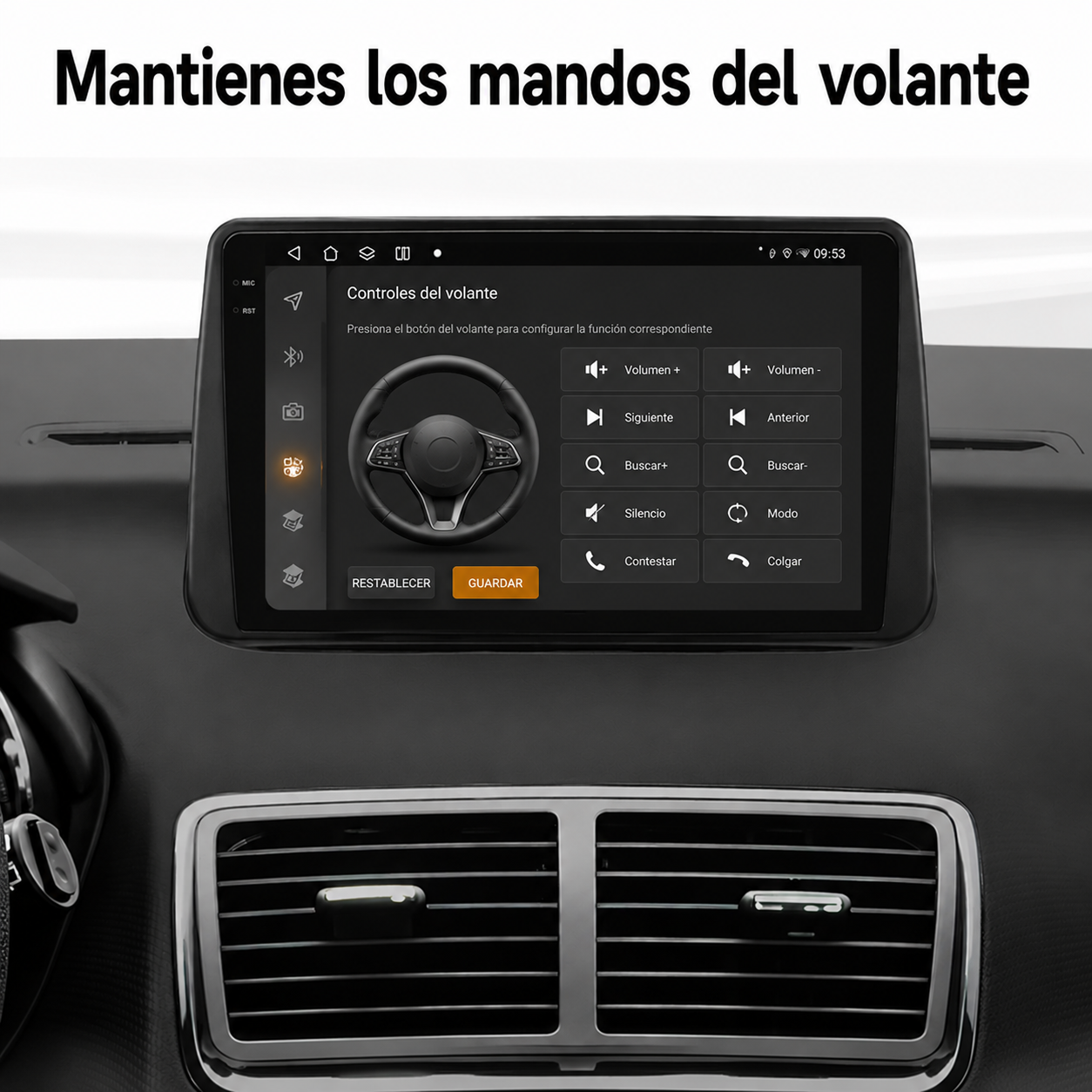 Radio Pantalla CarPlay y Android Auto para Opel Meriva B 2008-2017