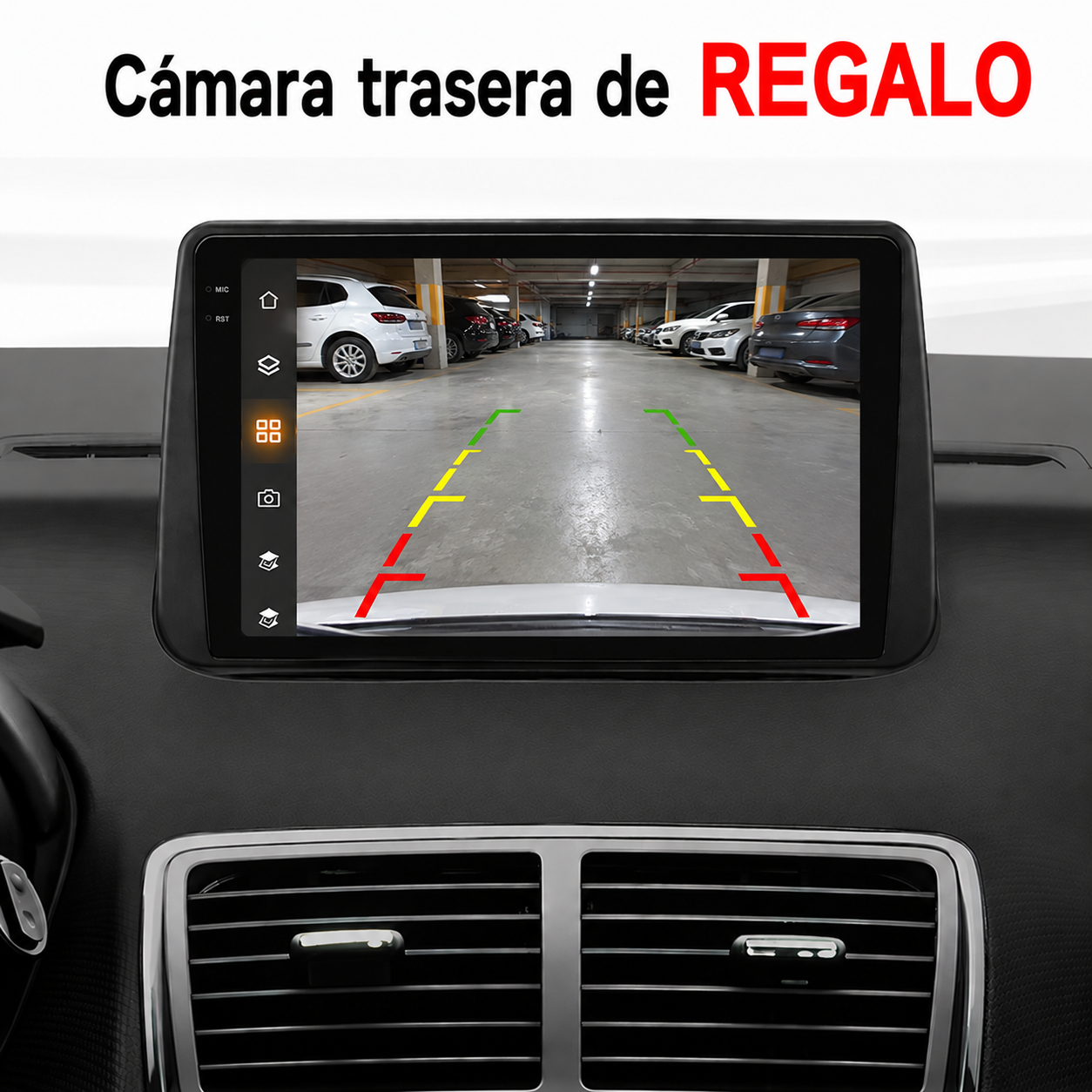 Radio Pantalla CarPlay y Android Auto para Opel Meriva B 2008-2017