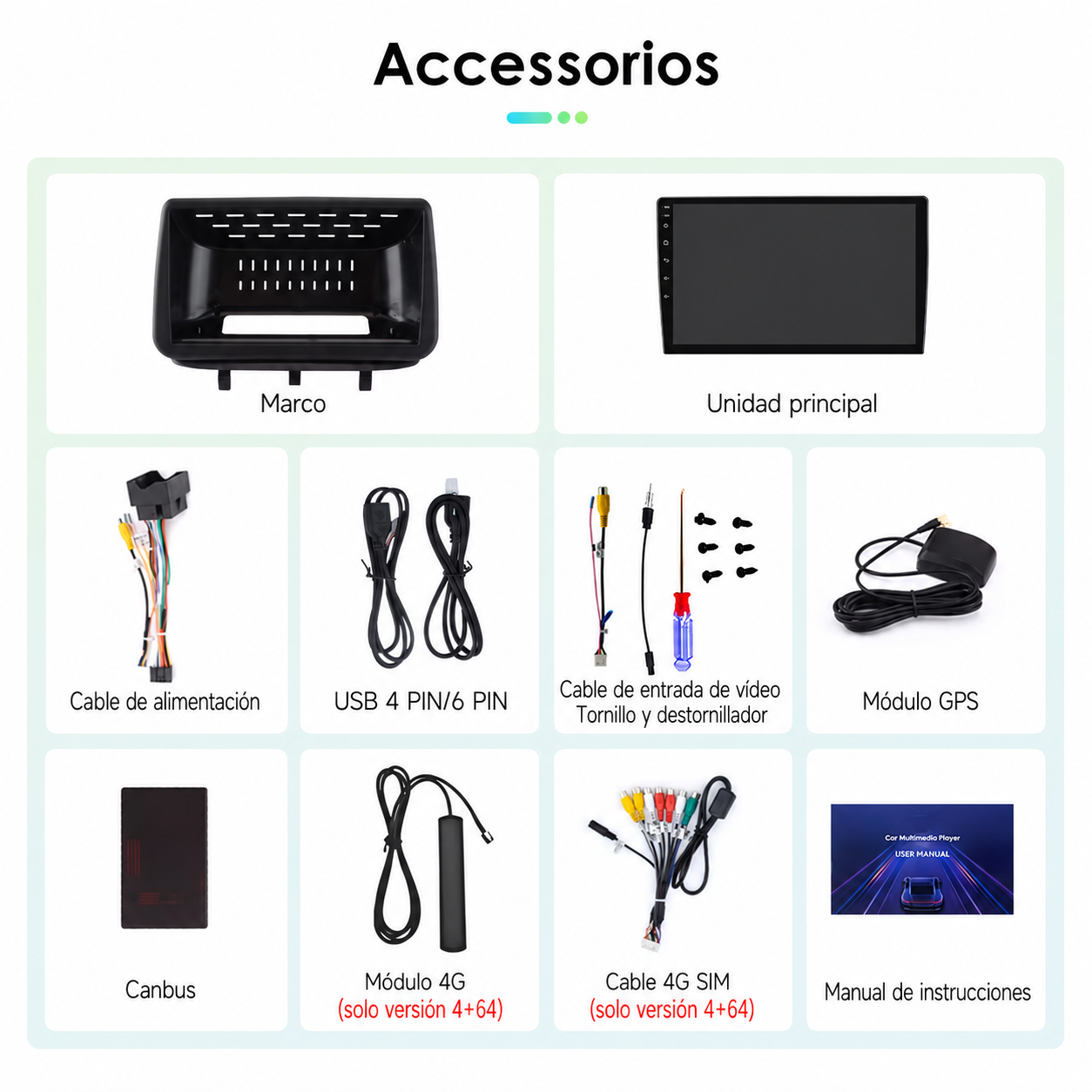 Radio Pantalla CarPlay y Android Auto para Opel Meriva B 2008-2017