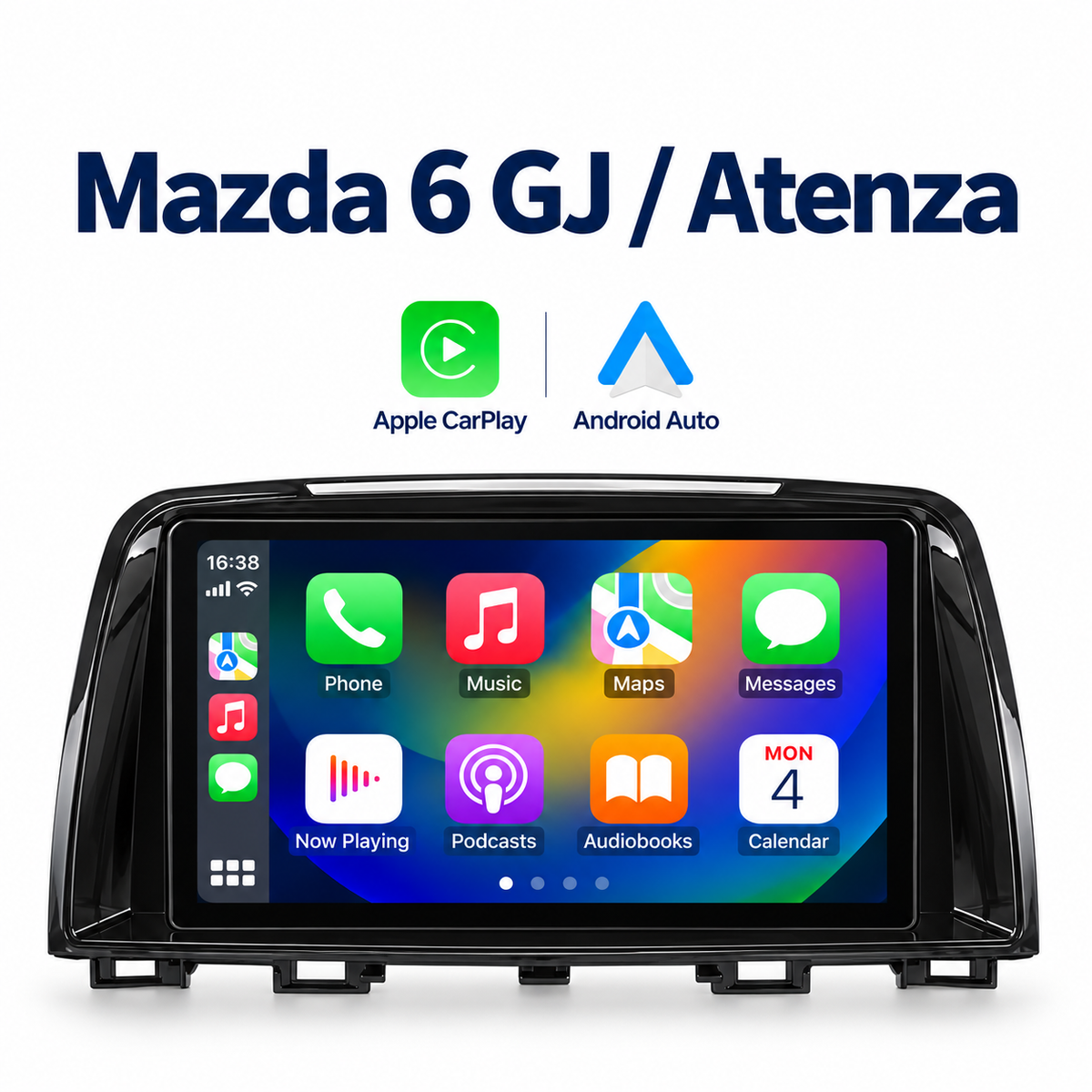 Mazda 6 2012-2017 - Radio Pantalla Carplay y Android Auto
