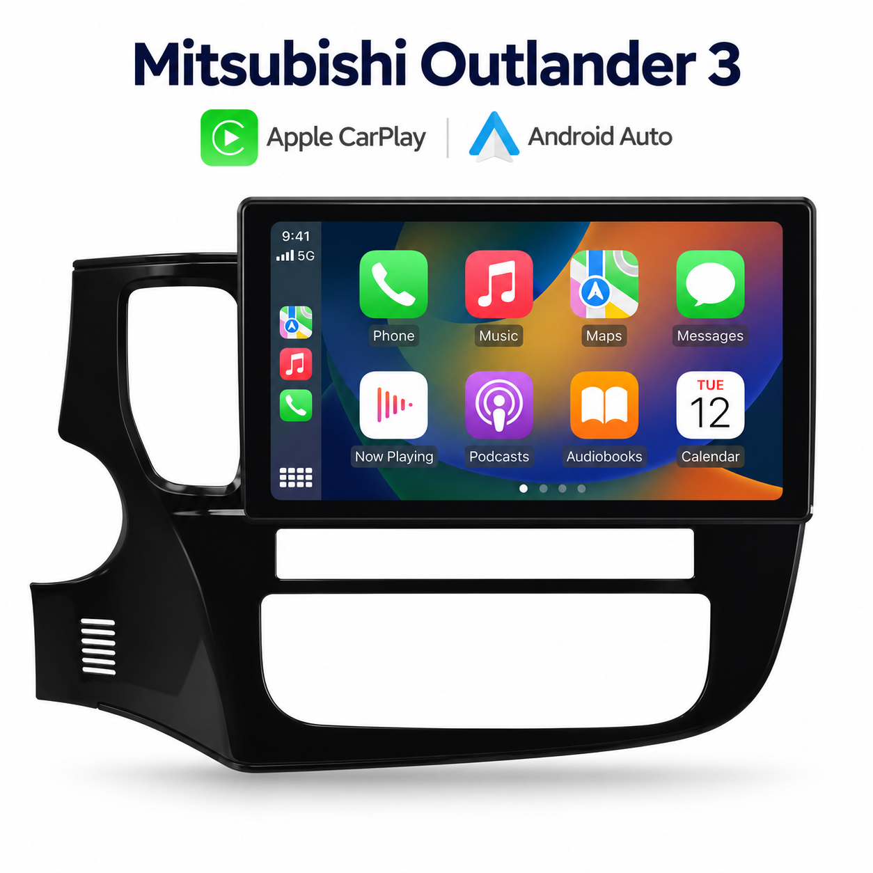 Mitsubishi Outlander 3 2012-2021 - Radio Pantalla Carplay y Android Auto