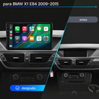 Radio Pantalla CarPlay y Android Auto para BMW X1 (E84) 2009-2017