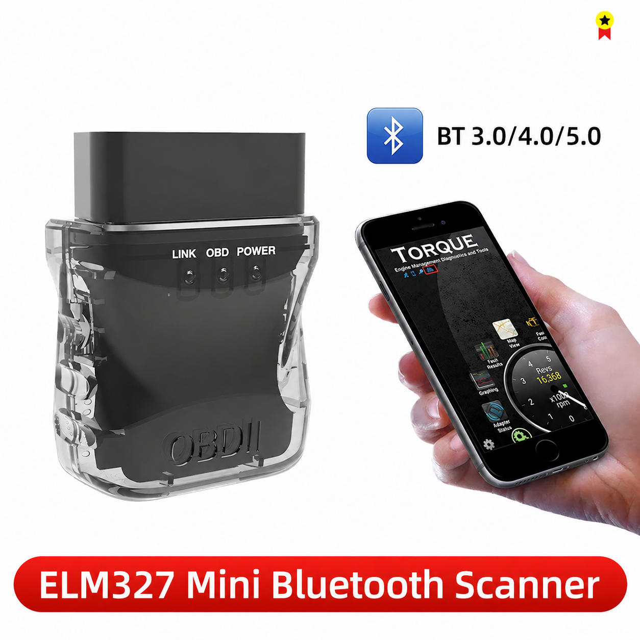 Escáner Diagnosis Bluetooth OBD2