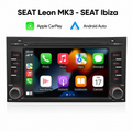 Radio pantalla CarPlay y Android Auto para Seat Leon MK3 Seat Ibiza 2012-2020