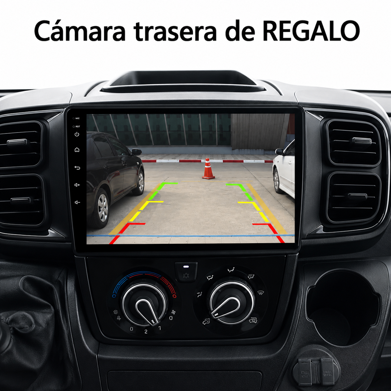 Radio Pantalla CarPlay y Android Auto para Peugeot Boxer Fiat Ducato Citroen Jumper 2018-2026