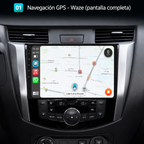 Radio Pantalla CarPlay y Android Auto para Nissan Navara Frontier NP300 2014-2024