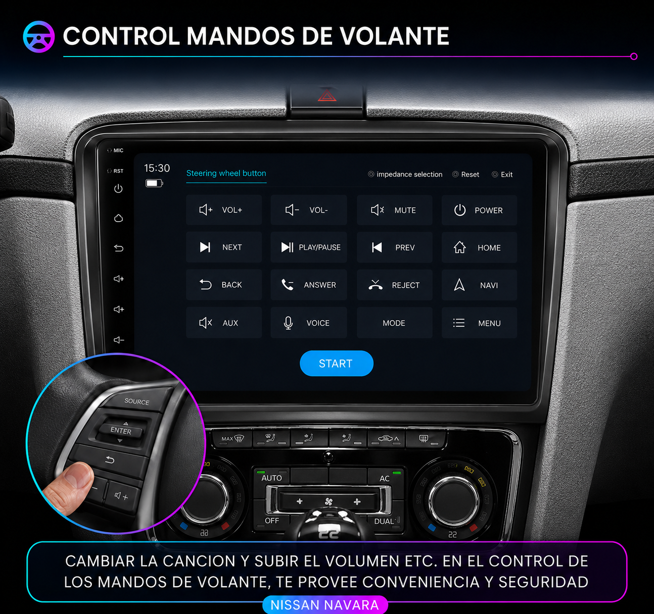 Radio Pantalla Carplay para Skoda Super B 2 2008-2015
