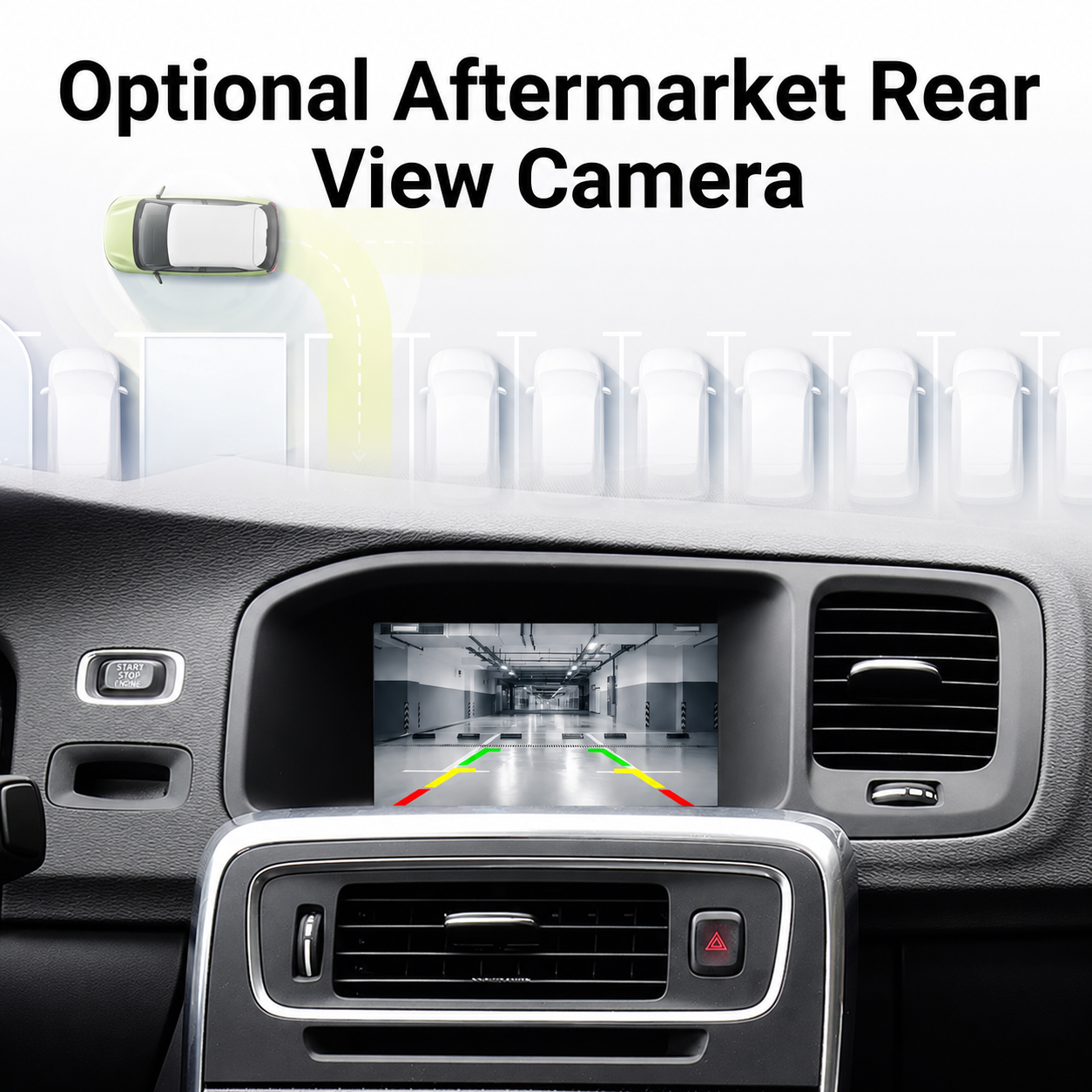 Radio Pantalla CarPlay y Android Auto para Volvo S80 V70 XC70 2011-2016