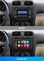 Radio Pantalla CarPlay y Android Auto para Volkswagen, Seat y Skoda