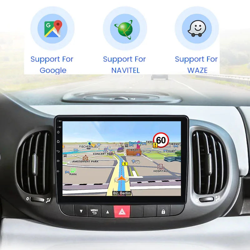 Radio Pantalla Carplay para Fiat 500L 2012-2017