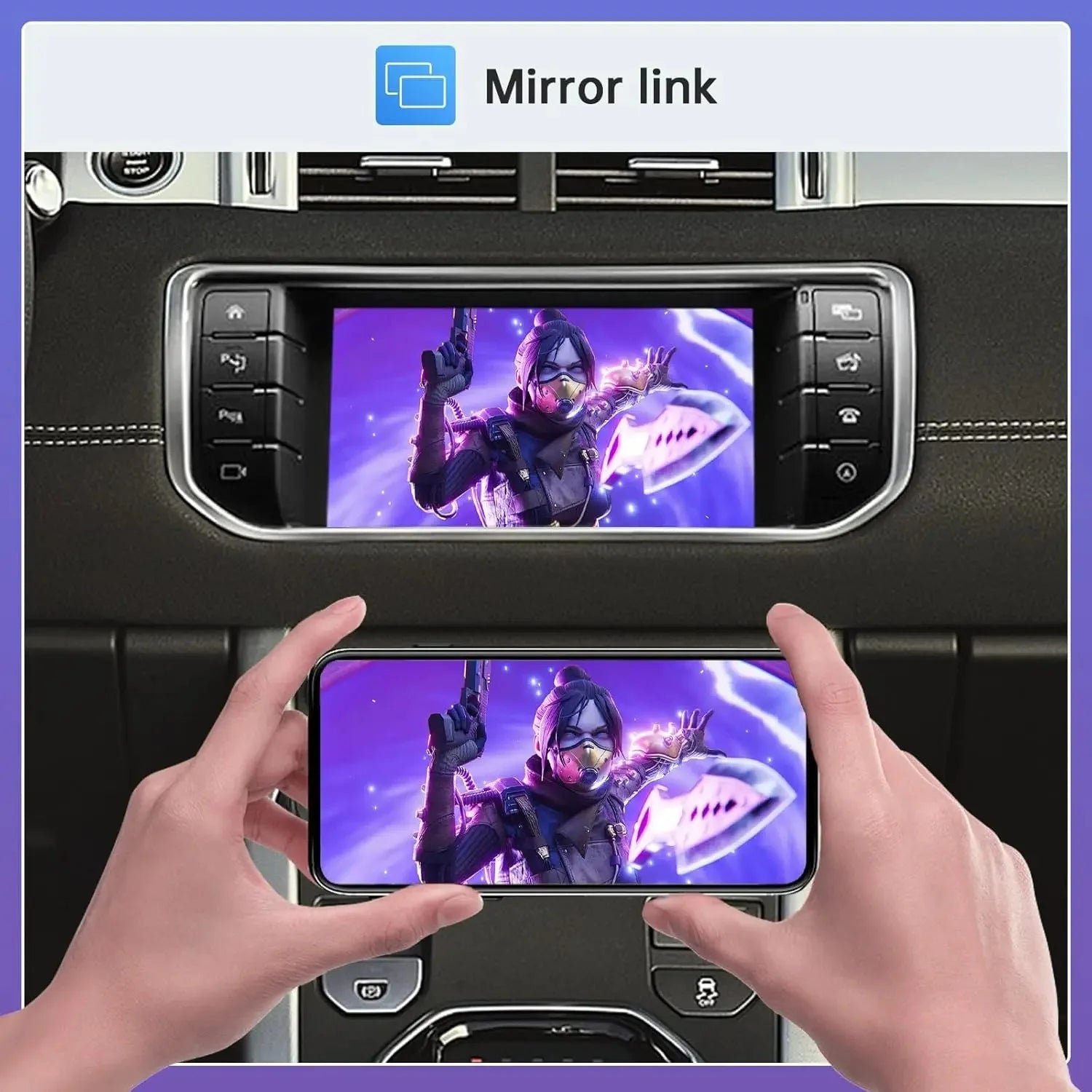 Interfaz CarPlay y Android Auto para Land Rover / Range Rover Evoque / Discovery / Jaguar (2004-2019)