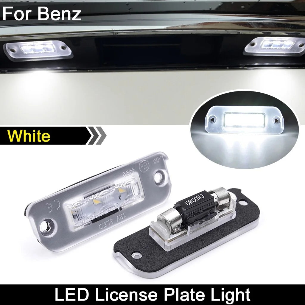 Producto Mercedes-Benz Luz LED Blanca Trasera Matrícula Benz Clase R W251 Clase ML W164 Clase GL X164