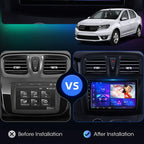 Radio Pantalla Carplay para Renault Logan 2 Dacia Sandero 2 2012-2019 - foto 2