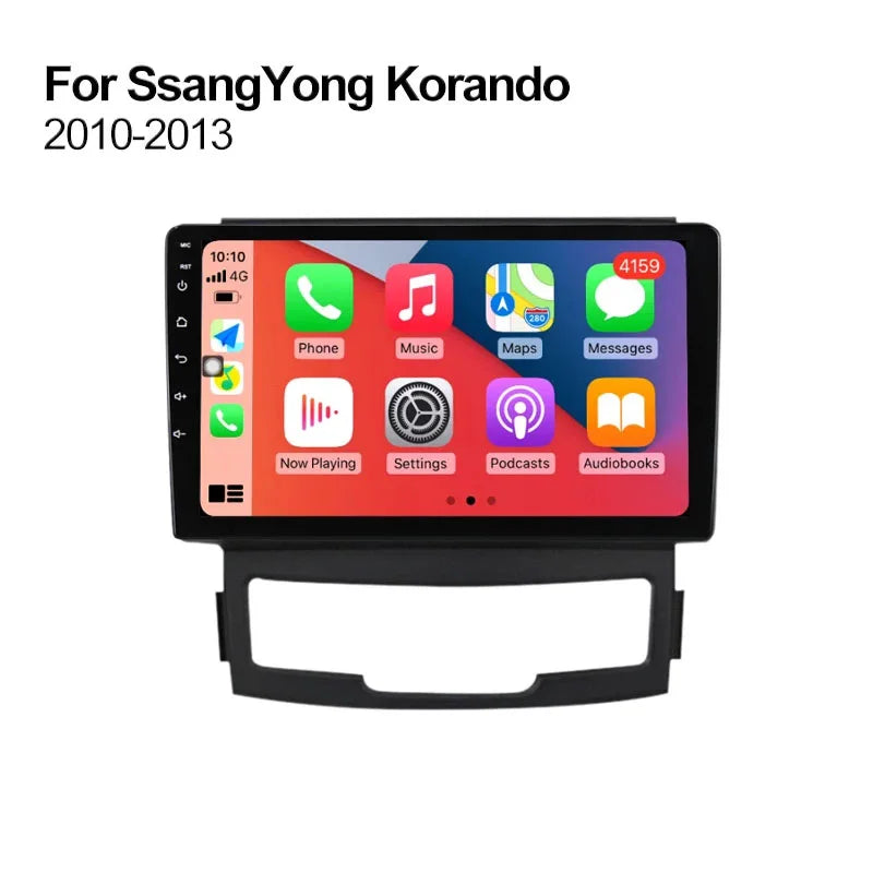 Radio Android SsangYong 10 Korando Actyon 2011-2013