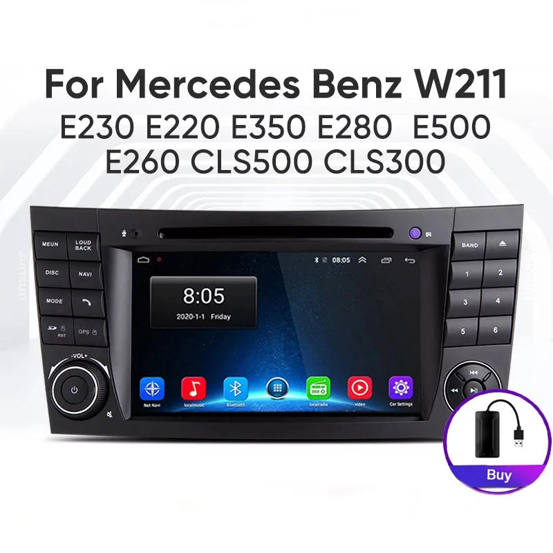 Radio Android Mercedes-Benz 10 W211