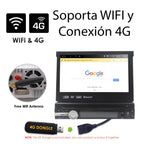 Radio pantalla Android 1 din Extraíble con CD/DVD