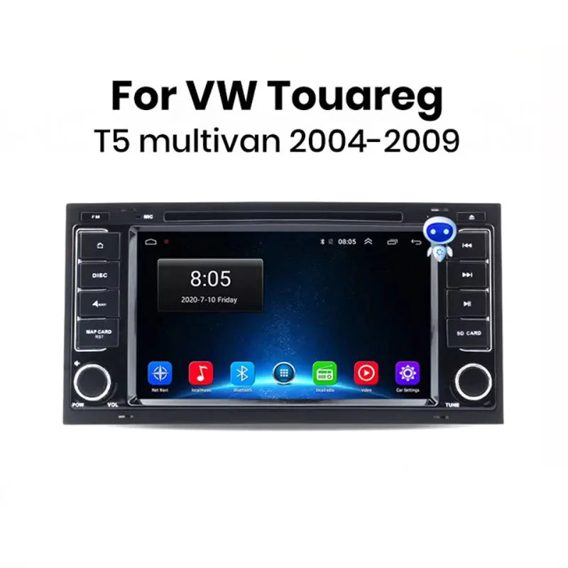 Radio Android Volkswagen 10 Touareg / Multivan T5