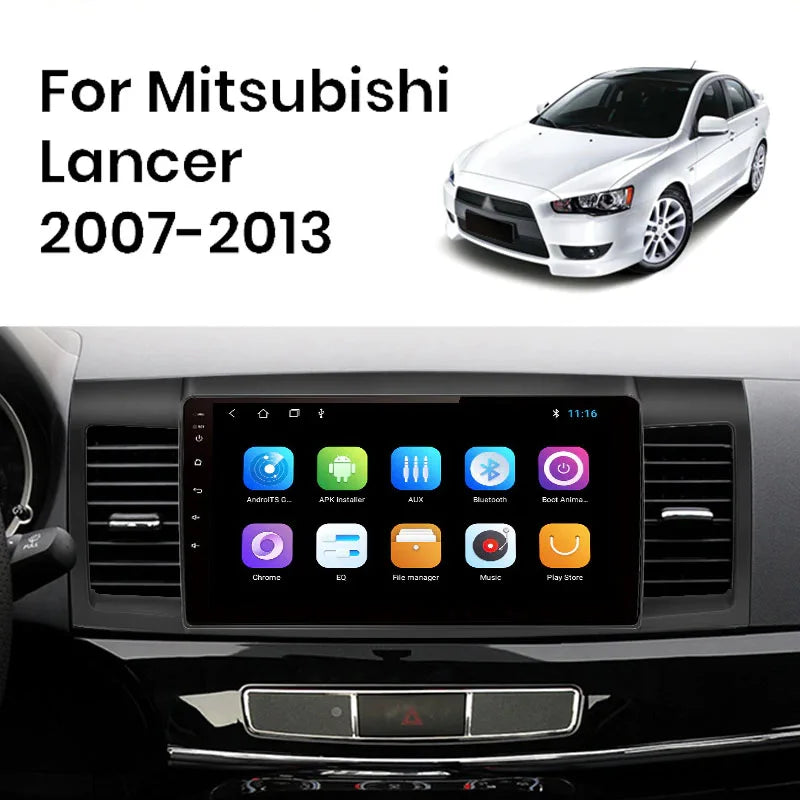 Radio Pantalla Carplay para Mitsubishi Lancer - foto 2
