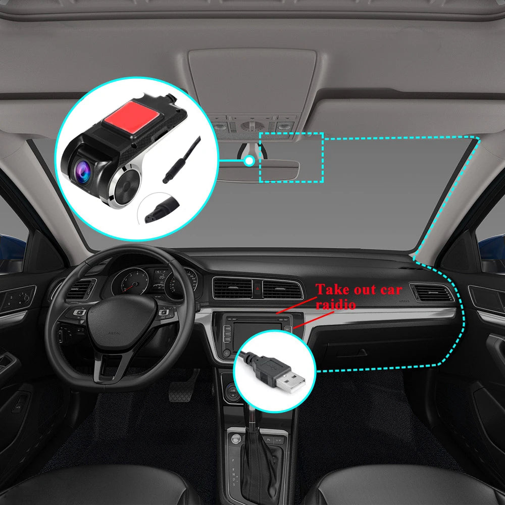 Cámara delantera Seguridad DVR ADAS