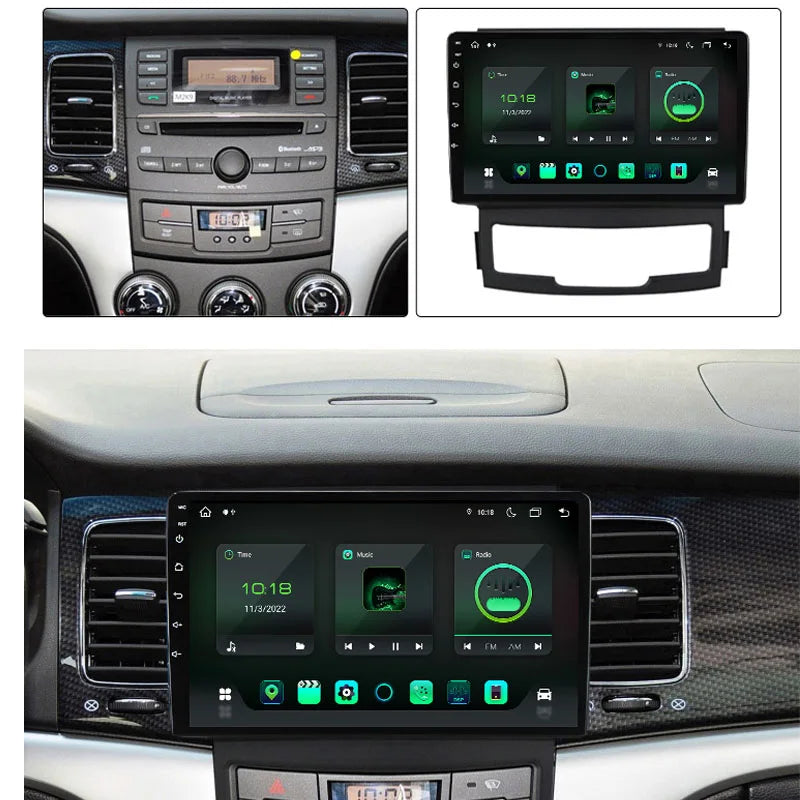 Radio Pantalla Carplay para SsangYong Korando Actyon 2011-2013 - foto 2