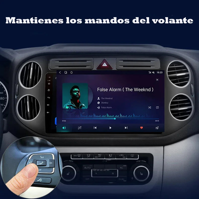 Volkswagen Tiguan 2006-2016 - Radio Pantalla Carplay y Android Auto - foto 3