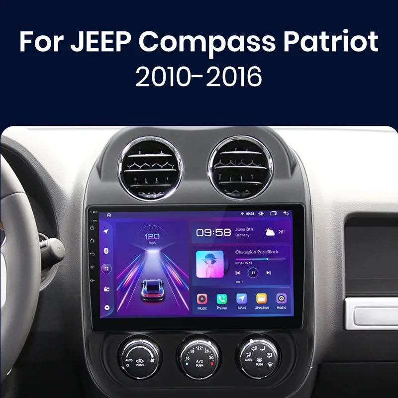 Radio Pantalla Carplay para Jeep Compass Patriot 2010-2016 - foto 2
