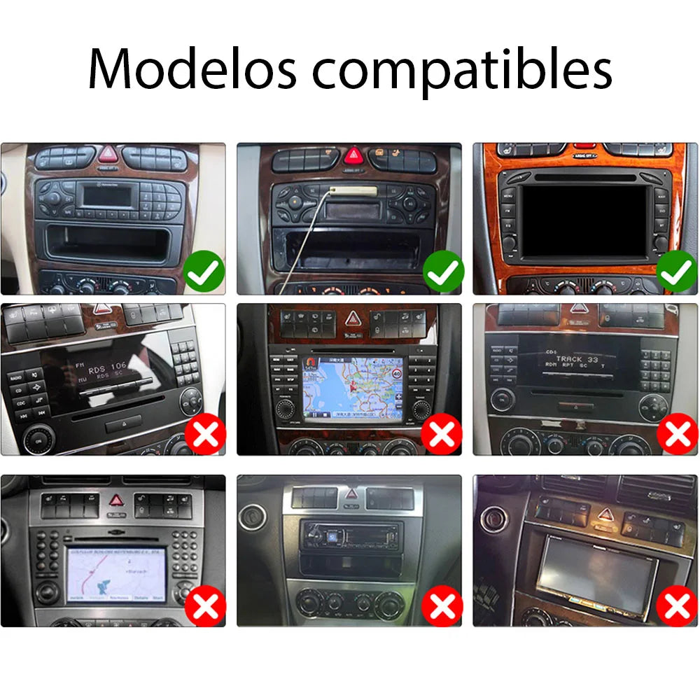 Radio Pantalla Carplay para Mercedes-Benz W203 W209 - foto 2