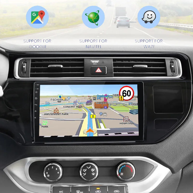 Radio Pantalla Carplay para KIA RIO 2011-2015