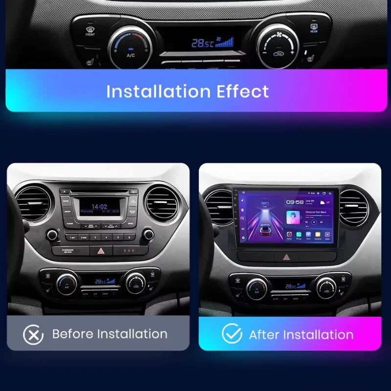 Radio Pantalla Carplay para Hyundai Grand I10 2013-2016 - foto 3
