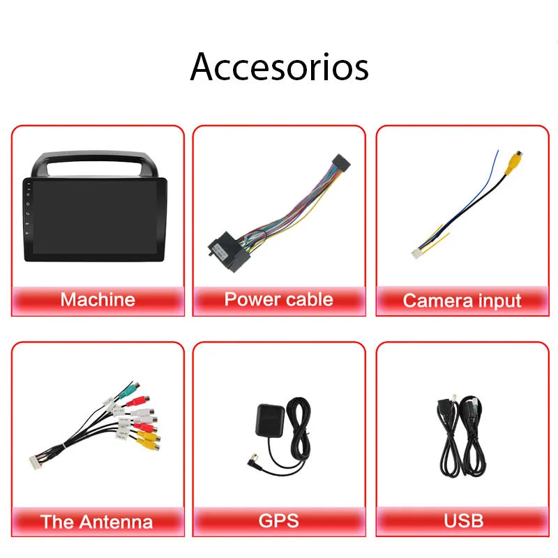 Radio Pantalla Carplay para KIA Carnival VQ 2006-2014