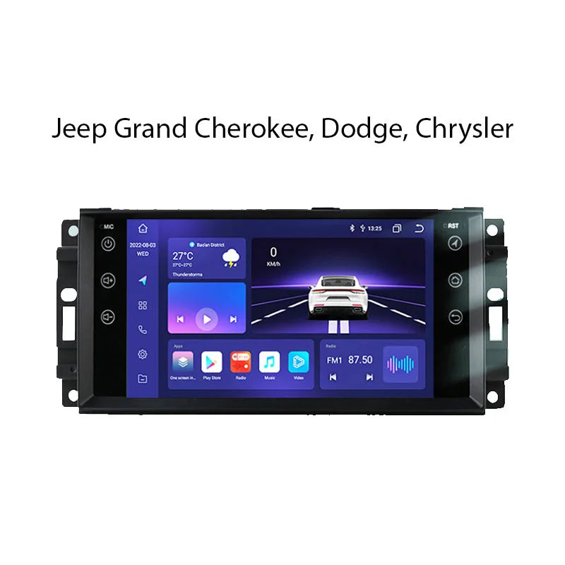 Radio Android Jeep Grand Cherokee Dodge Journey Chrysler Wrangler