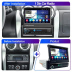 Radio Pantalla Carplay Extraible 1 Din Universal
