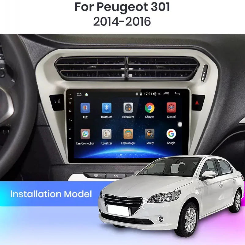 Radio Pantalla Carplay para Peugeot Citroen Elysee 301 - foto 2