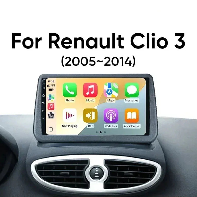 Radio CarPlay Renault Clio 3 2005-2014