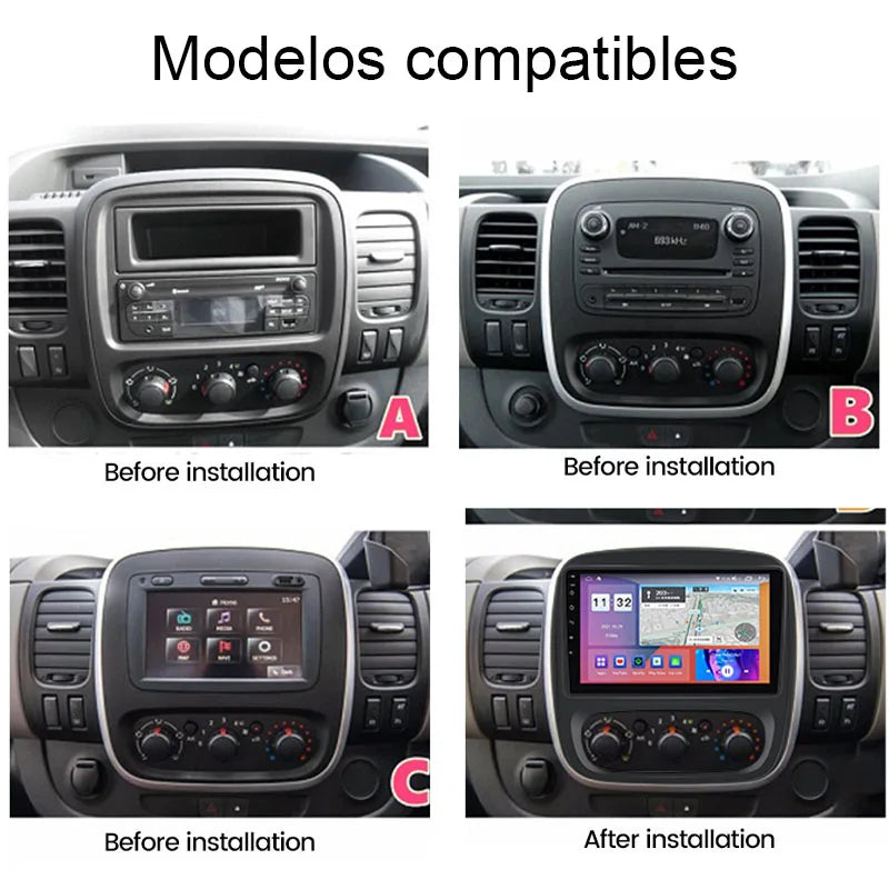 Radio Pantalla Carplay para Renault Trafic Fiat Talento 2015-2019 - foto 2