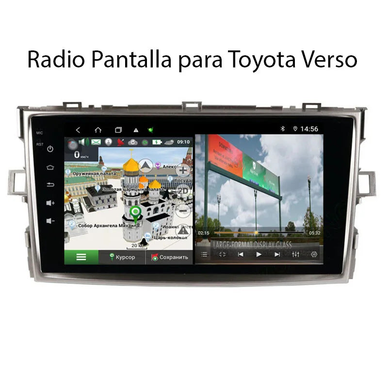 Radio CarPlay Toyota Verso 2009-2018