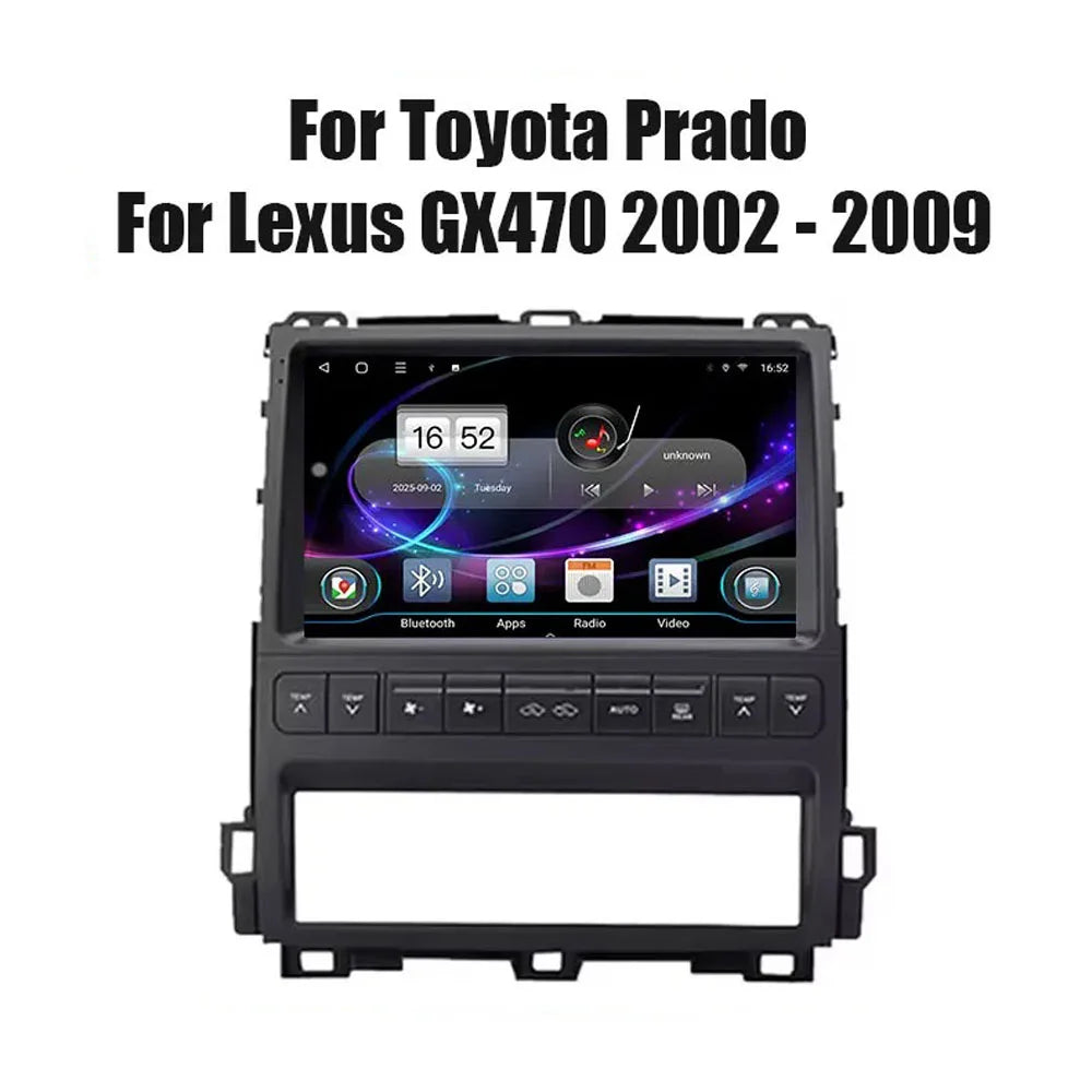 Radio CarPlay Toyota Prado 120 2004-2009