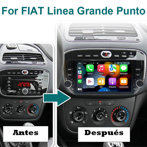 Fiat Linea Punto Evo 2010-2017 - Radio Pantalla Carplay y Android Auto - foto 2