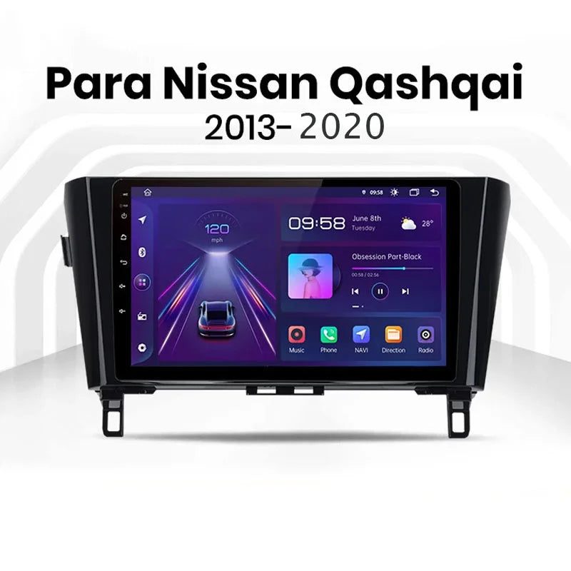 Radio Android Nissan 12 Qashqai X Trail 2013-2020