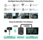 Sensor de Presión de Neumáticos TPMS con 4 sensores