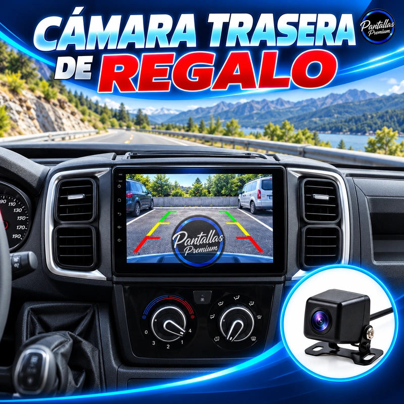 Peugeot Boxer Fiat Ducato Citroen Jumper 2018-2026 - Radio Pantalla Carplay y Android Auto - camara - Pantallas Premium