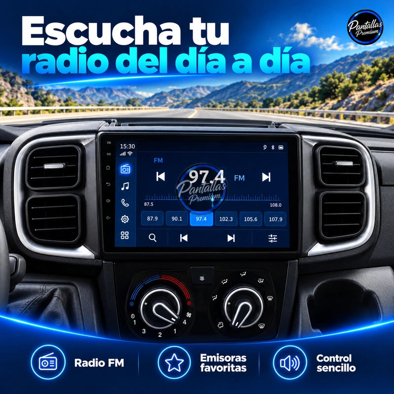 Peugeot Boxer Fiat Ducato Citroen Jumper 2018-2026 - Radio Pantalla Carplay y Android Auto - radio - Pantallas Premium