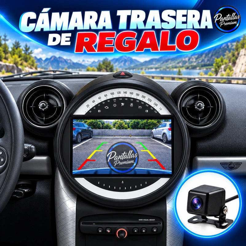 BMW Mini Cooper Countryman R56 R60 2010-2016 - Radio Pantalla Carplay y Android Auto - camara - Pantallas Premium