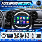 BMW Mini Cooper Countryman R56 R60 2010-2016 - Radio Pantalla Carplay y Android Auto - accesorios - Pantallas Premium