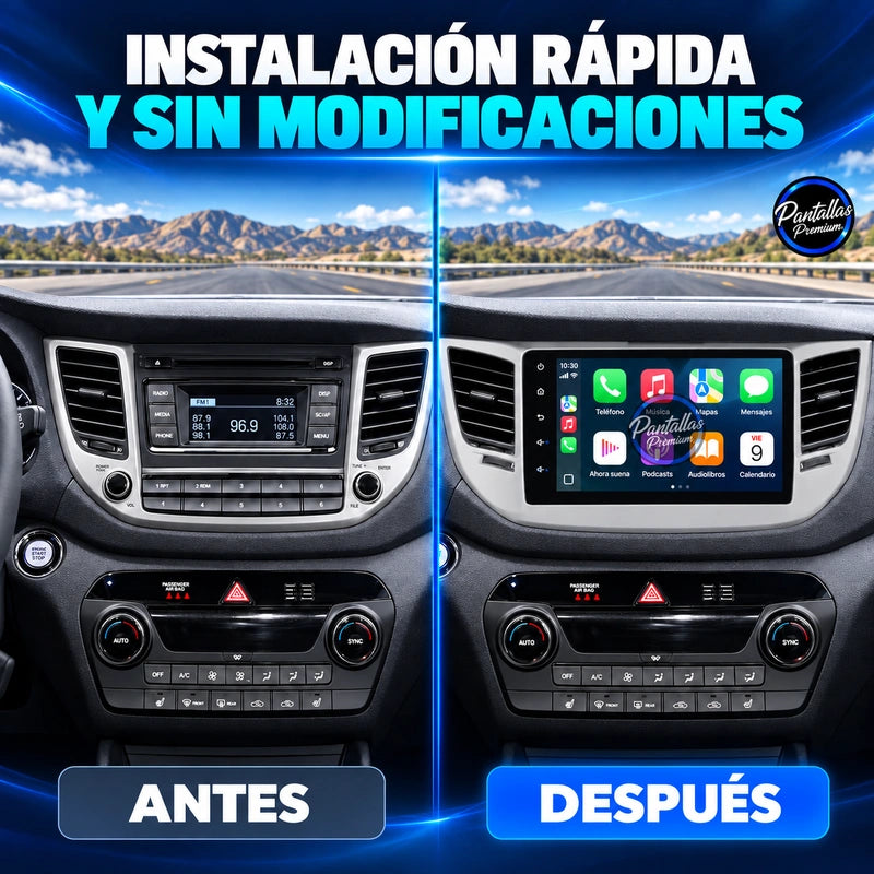 Hyundai IX35 Tucson 2014-2018 - instalacion
