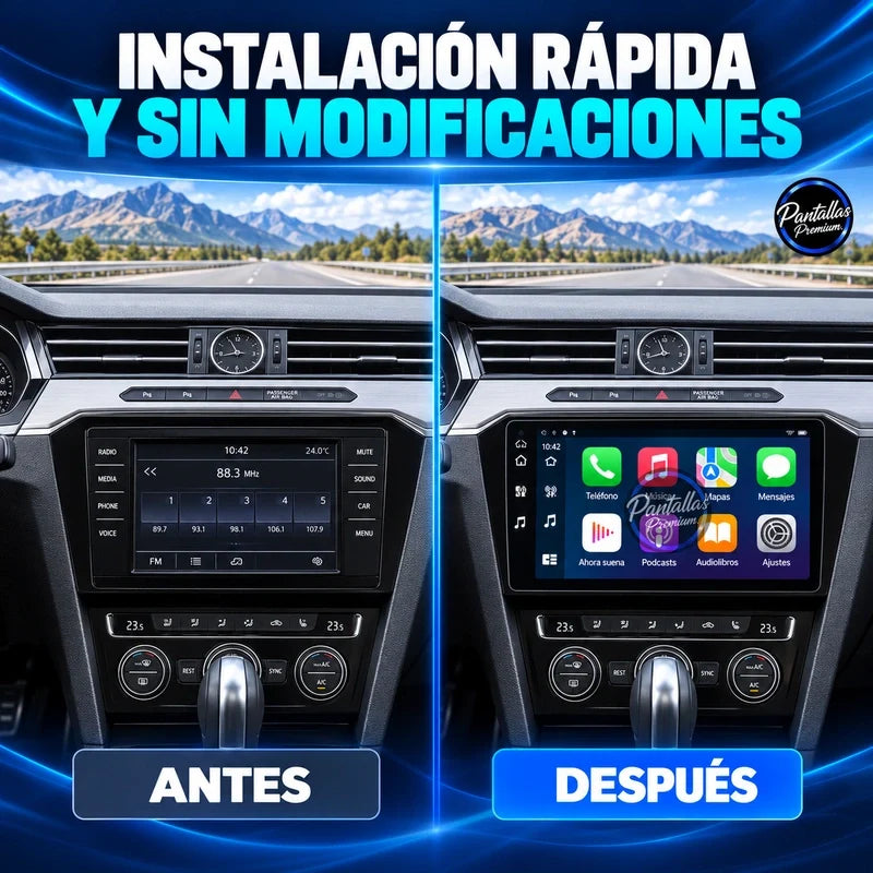 Volkswagen Passat B8 - instalacion - Pantallas Premium