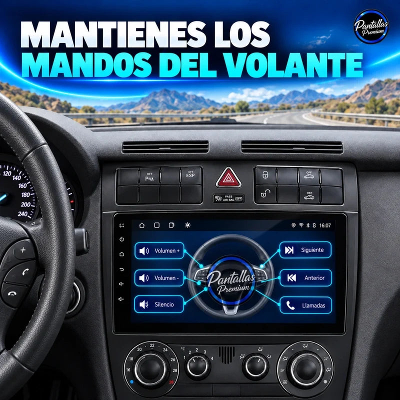 Mercedes-Benz Clase C W203 - mandos - Pantallas Premium